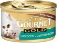 Gourmet Gold с лососем и цыпленком 0,085 кг
